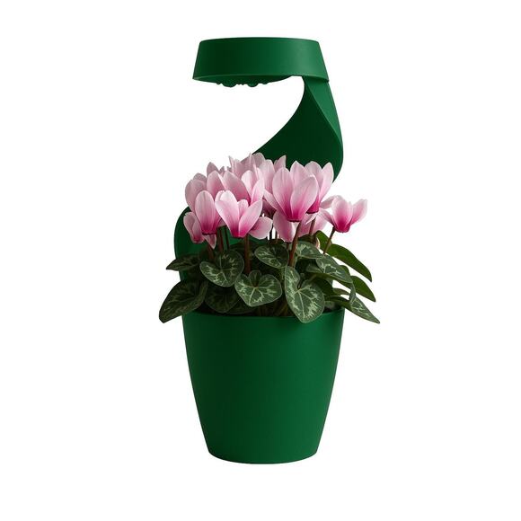 Eve,‎ Modern Self-Watering Desk Planter/Vase, Sculptural Drip Basin - Picture 3 of 8